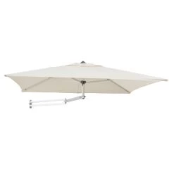 Easysol Rechthoekige Muurparasol - 200 X 140 Cm - Ecru / Gebroken Wit