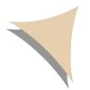 Orange85 Schaduwdoek Beige Driehoek 3x3x3m -Buitenparasol Winkel 1000050348
