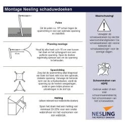 Nesling Coolfit 3x5 Ivoor -Buitenparasol Winkel 1000054047 0102