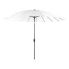 Beliani Marktscherm BAIA - Beige Polyester -Buitenparasol Winkel 1000069784