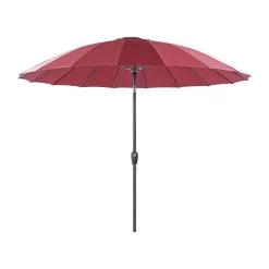 Beliani Marktscherm BAIA - Rood Polyester