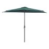 Beliani Halfronde Parasol GALATI - Groen Polyester 2 Beliani Halfronde Parasol GALATI - Groen Polyester -Buitenparasol Winkel 1000069787