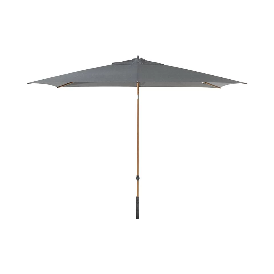 4-Seasons Outdoor Azzurro Stokparasol 200 X 300 Cm - Woodlook/charcoal 3 4-Seasons Outdoor Azzurro Stokparasol 200 X 300 Cm - Woodlook/charcoal