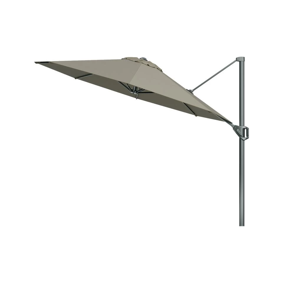 Platinum Voyager Ronde Zweefparasol T1 3 M. - Taupe Met Voet En Hoes 4 Platinum Voyager Ronde Zweefparasol T1 3 M. - Taupe Met Voet En Hoes - Afbeelding 2