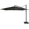 Platinum Icon T1 parasol 4x3 Meter Faded Black -Buitenparasol Winkel 1000073282