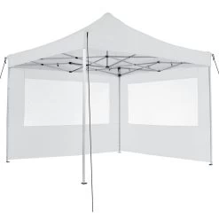 Tectake - Partytent 3x3 M. Opvouwbaar - 4 Wanden - Wit 8 Tectake - Partytent 3x3 M. Opvouwbaar - 4 Wanden - Wit -Buitenparasol Winkel 1000078114 0102