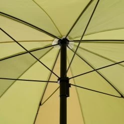 In The Mood Collection Parasol Gestreept - H238 X Ø220 Cm - Groen -Buitenparasol Winkel 1000079079 0102