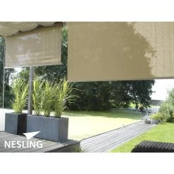 Nesling Rolgordijn Breed 2,48 X 2,4m - Gebroken Wit -Buitenparasol Winkel 1000083849 0103