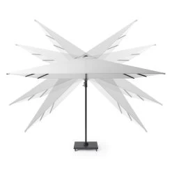 Platinum Voyager Vierkante Zweefparasol T2 2,7x2,7 M. - Havanna Taupe -Buitenparasol Winkel 1000084859 0103
