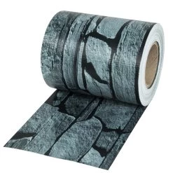 Tectake - Privacyfolie Voor Hek/tuinscherm - 35 M - 19 Cm Hoog - Leisteenlook