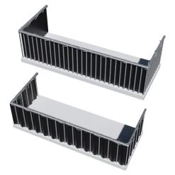 Tectake - Balkondoek Privacydoek - 75 Cmx6m - Zwart -Buitenparasol Winkel 1000086075 0103