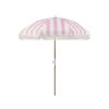 Beliani Marktscherm MONDELLO - Roze Polyester 2 Beliani Marktscherm MONDELLO - Roze Polyester -Buitenparasol Winkel 1000086374