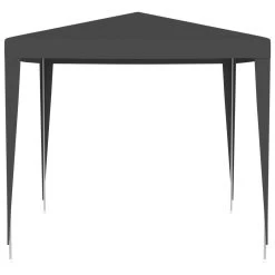 VidaXL Partytent Professioneel 90 G/m² 2,5x2,5 M Antraciet -Buitenparasol Winkel 1000087152 0102