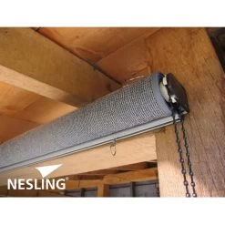 Nesling Rolgordijn Breed 2.48 X 2.4m - Zwart -Buitenparasol Winkel 1000088260 0104