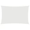 VidaXL Zonnescherm Rechthoekig 2x4 M Oxford Stof Wit -Buitenparasol Winkel 1000088869