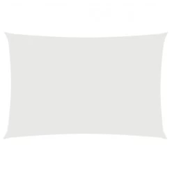 VidaXL Zonnescherm Rechthoekig 2x4 M Oxford Stof Wit