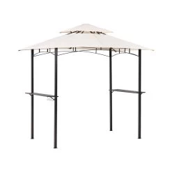 Beliani Tuinpaviljoen NARO - Beige Staal