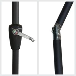 Happy Garden Schaduwzeilen HAPUNA - Roze - Aluminium -Buitenparasol Winkel 1000094924 0103