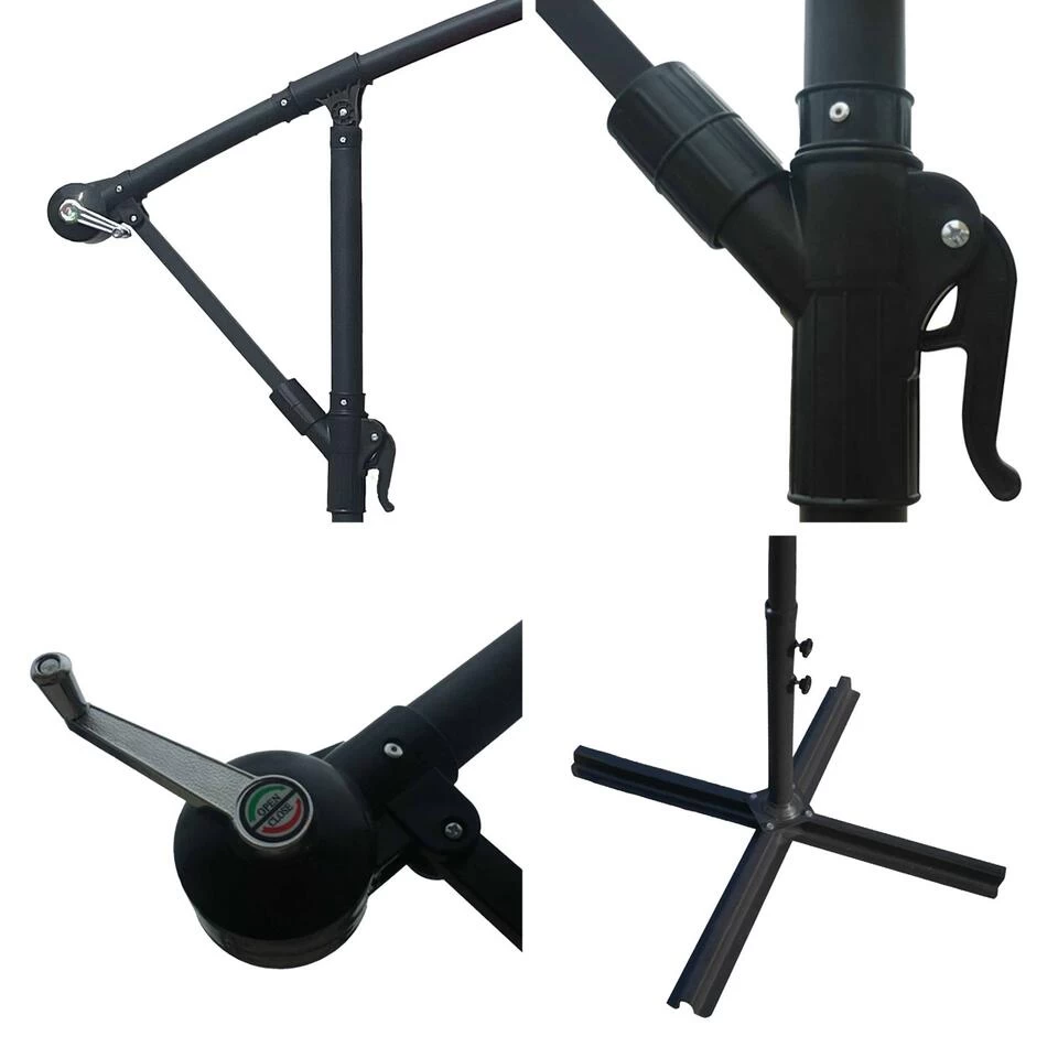 Happy Garden Schaduwzeilen OAHU - Oranje - Staal 5 Happy Garden Schaduwzeilen OAHU - Oranje - Staal - Afbeelding 3