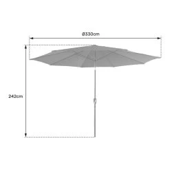 Happy Garden Schaduwzeilen HAPUNA - Red - Aluminium -Buitenparasol Winkel 1000096514 0104