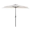 Beliani Halfronde Parasol GALATI - Beige Polyester