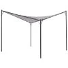 Beliani Tuinpaviljoen AVENTINE - Grijs Polyester, Staal -Buitenparasol Winkel 1000100149
