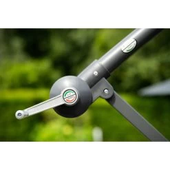 Garden Impressions Corfu Parasol 250x250 - Donker Grijs - Zand -Buitenparasol Winkel 1169168165 0103