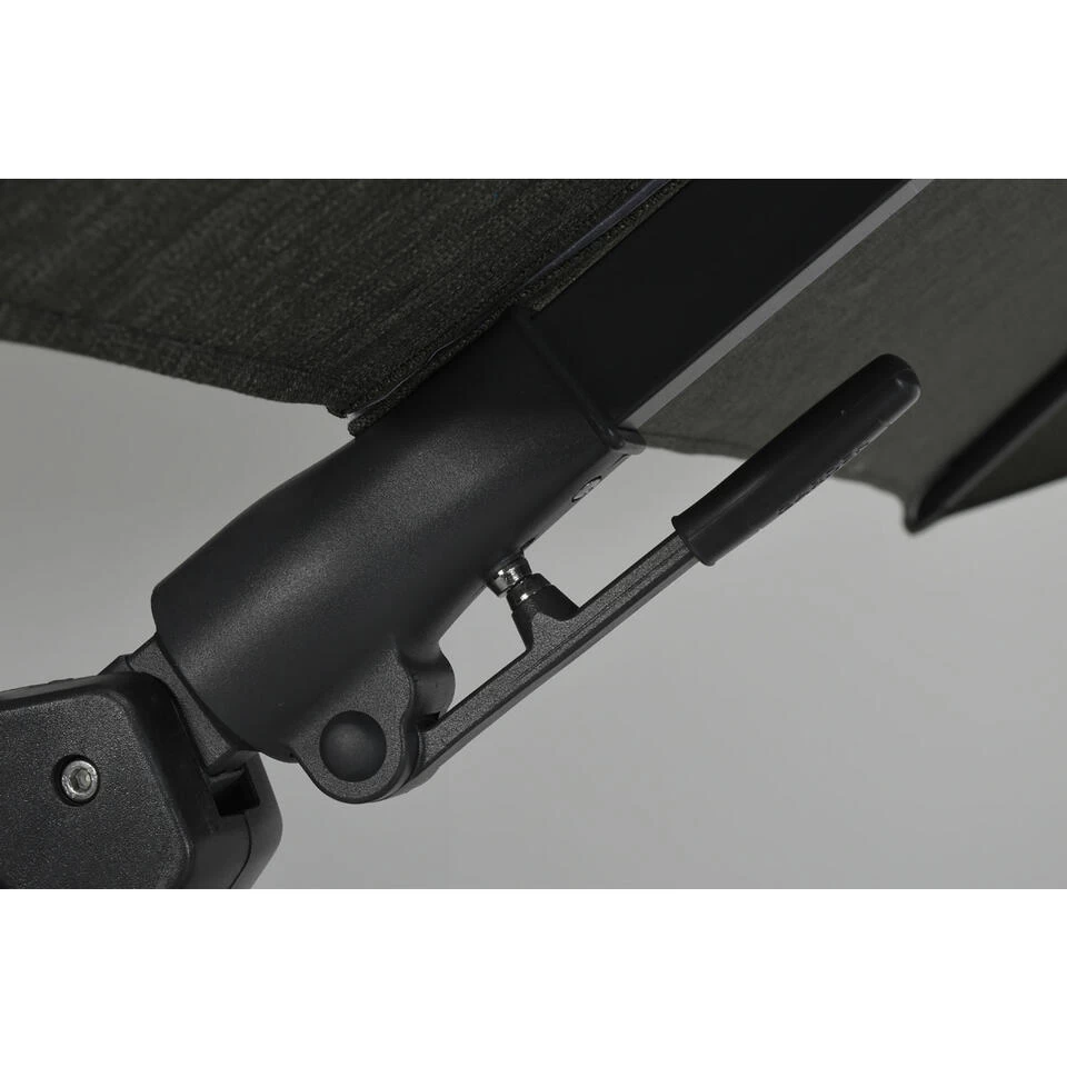 Garden Impressions Hawaii Deluxe Parasol 300x300 - D. Grijs-mos Groen 6 Garden Impressions Hawaii Deluxe Parasol 300x300 - D. Grijs-mos Groen - Afbeelding 4