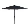 Garden Impressions Lotus Parasol Ø300 Cm - Zwart -Buitenparasol Winkel 1288375033