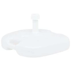 VidaXL Parasolvoet Gevuld Met Zand/water 16 L Kunststof Wit