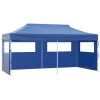 VidaXL Partytent Pop-up Inklapbaar 3x6 M Blauw -Buitenparasol Winkel 1392615249
