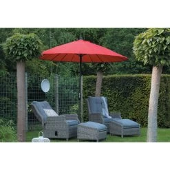 Garden Impressions Parasol Manilla 250 Cm - Taupe 7 Garden Impressions Parasol Manilla 250 Cm - Taupe -Buitenparasol Winkel 1526689113 0103