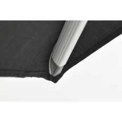 Garden Impressions Zweefparasol Hawaii Big Pole 350x350 - Wit - Zwart -Buitenparasol Winkel 1550722225 0103