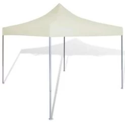 Buitenparasol Winkel 42 VidaXL Partytent Inklapbaar 3x3 M Crème