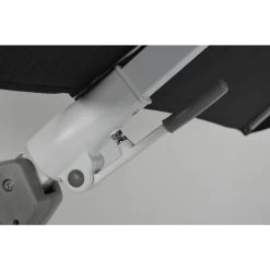 Garden Impressions Zweefparasol Hawaii Deluxe 300x300 - Wit - Zwart -Buitenparasol Winkel 1814636222 0104