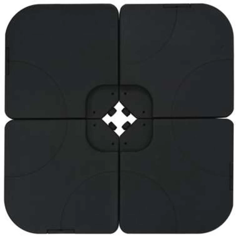 VIDAXL Parasolvoet Draagbaar Gevuld Met Zand / Water 60 L 3 VIDAXL Parasolvoet Draagbaar Gevuld Met Zand / Water 60 L