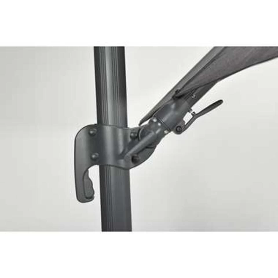 Garden Impressions Hawaii Big Pole Parasol 350x350 - D. Grijs - Zwart 5 Garden Impressions Hawaii Big Pole Parasol 350x350 - D. Grijs - Zwart - Afbeelding 3