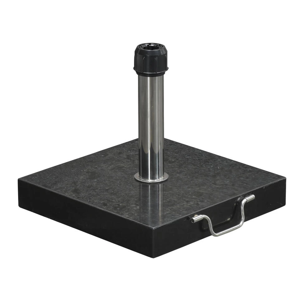 Garden Impressions Cosmo Granieten Parasolvoet 40 Kg - Antraciet 3 Garden Impressions Cosmo Granieten Parasolvoet 40 Kg - Antraciet