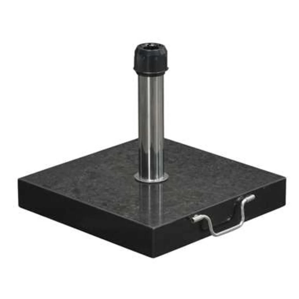 Garden Impressions Cosmo Granieten Parasolvoet 60 Kg - Antraciet 3 Garden Impressions Cosmo Granieten Parasolvoet 60 Kg - Antraciet