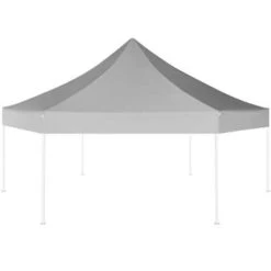 VidaXL Partytent Pop-up Zeshoekig Inklapbaar 3,6x3,1 M Grijs 8 VidaXL Partytent Pop-up Zeshoekig Inklapbaar 3,6x3,1 M Grijs -Buitenparasol Winkel 32c63f7766344f4d9ea44536d4714b8b