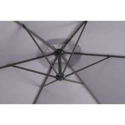 Le Sud Zweefparasol Brava - Antraciet - Ø300 Cm -Buitenparasol Winkel 52304575 9000