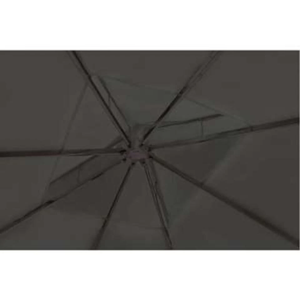 VidaXL Prieel Met Dak 3x4 M Donkergrijs 5 VidaXL Prieel Met Dak 3x4 M Donkergrijs - Afbeelding 3