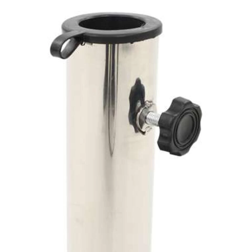 VidaXL Parasolvoet Rond 20 Kg Graniet Zwart 4 VidaXL Parasolvoet Rond 20 Kg Graniet Zwart - Afbeelding 2