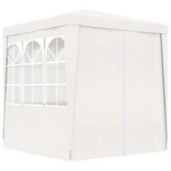 VidaXL Partytent Met Zijwanden Professioneel 90 G/m² 2x2 M Wit -Buitenparasol Winkel 66f7c31357c0478daa187041d3486013