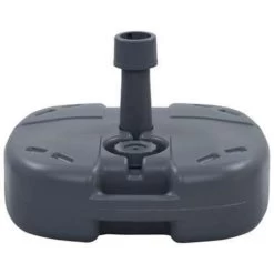 VidaXL Parasolvoet Draagbaar Gevuld Met Zand/water Grijs -Buitenparasol Winkel 70f6c8c3755d443fa87c935e6e944576