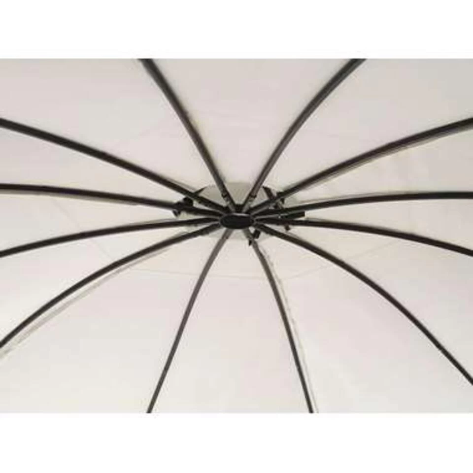 Beliani Tuinpaviljoen SAFARA - Beige Staal 4 Beliani Tuinpaviljoen SAFARA - Beige Staal - Afbeelding 2