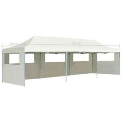 VidaXL Vouwtent Pop-up Met 5 Zijwanden 3x9 M Crème 9 VidaXL Vouwtent Pop-up Met 5 Zijwanden 3x9 M Crème -Buitenparasol Winkel 748a138a374645438fff6e8ad2e61ec9