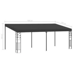 VidaXL Wandprieel 6x3x2,5 M Antraciet 8 VidaXL Wandprieel 6x3x2,5 M Antraciet -Buitenparasol Winkel 756196d2a6e840d0be61632935e47a3f