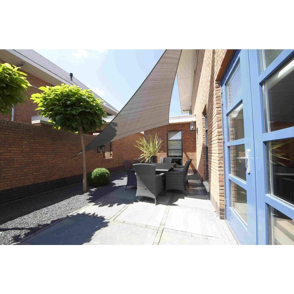 Nesling Coolfit Schaduwdoek 5x5x5 Meter - Zand 5 Nesling Coolfit Schaduwdoek 5x5x5 Meter - Zand - Afbeelding 3