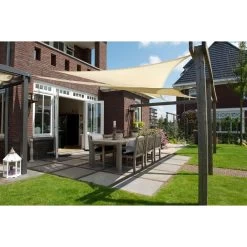 Nesling Coolfit Schaduwdoek 5x5x5 Meter - Zand 7 Nesling Coolfit Schaduwdoek 5x5x5 Meter - Zand -Buitenparasol Winkel 81003815 9050